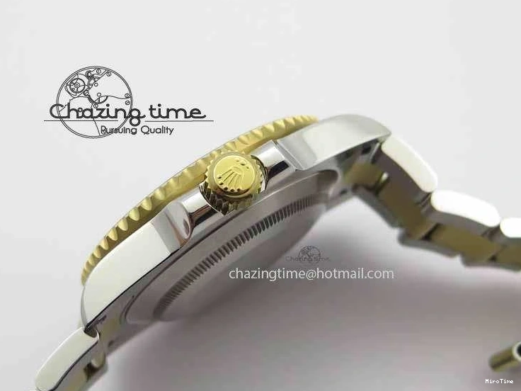 MiroTime 0410 Functional Submariner 116613 LB JF 1:1 Best Edition Blue Dial On SS YG Bracelet SH 3724